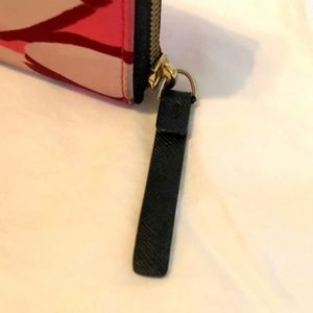 Kate Spade Blake Avenue Tiger Lily Neda Zip Wallet - Picture 7 of 8